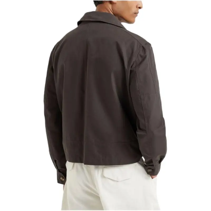 Brunello Cucinelli Long Sleeved Zipped Jacket-4