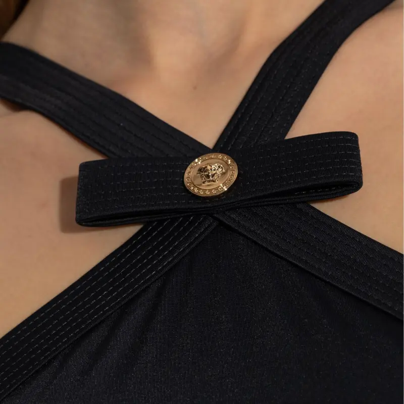 VERSACE Bow Detail Bikini Top-1