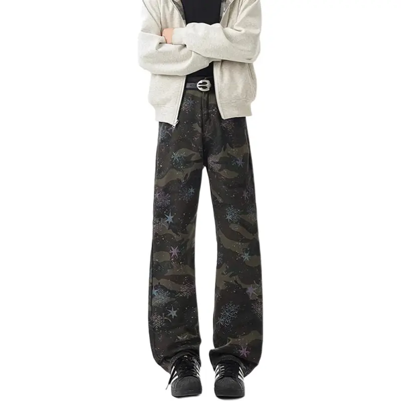 IJRJ Jeans Unisex Camouflage-1