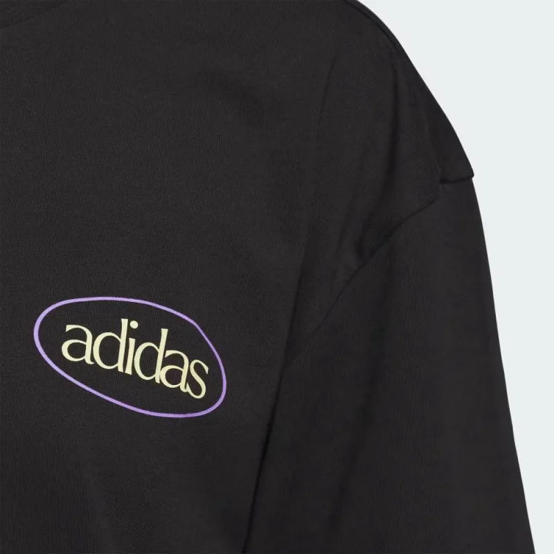 Adidas Free Shipping With AdiClub Elements Meditate Graphic Boyfriend Tee-3