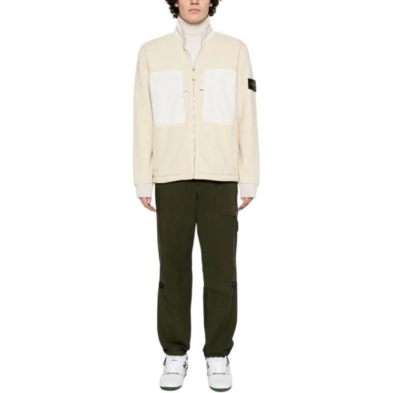 STONE ISLAND High Neck Zipped Sweatshirt-2