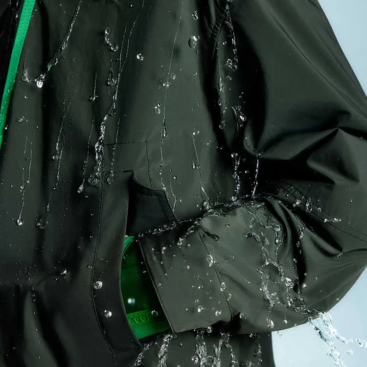 LACOSTE Jacket Women's Stone Black Green-4