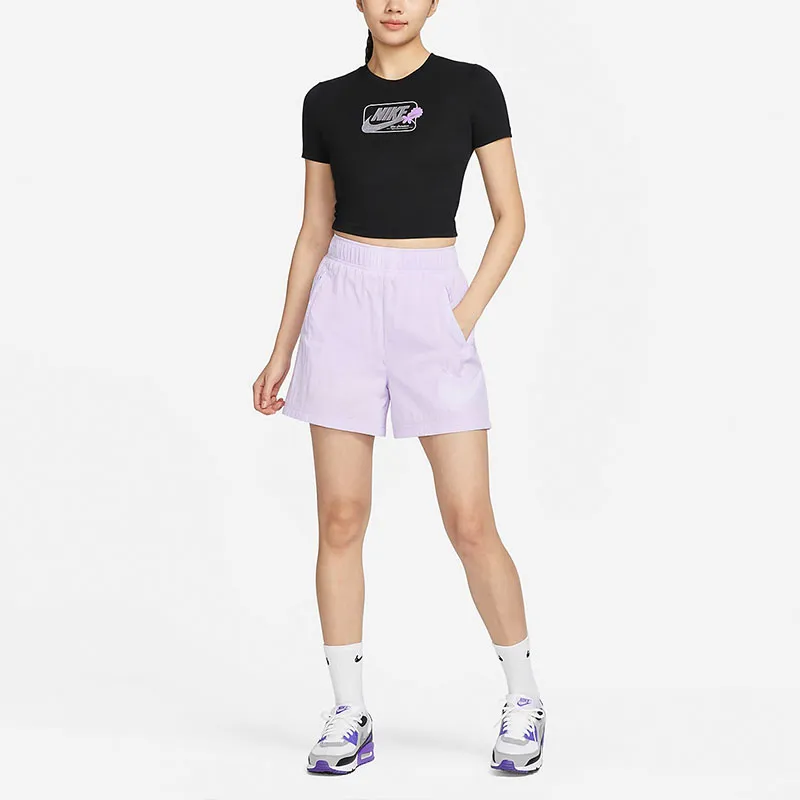 Nike Sportswear Essential Casual Shorts Women's Misty Purple-3
