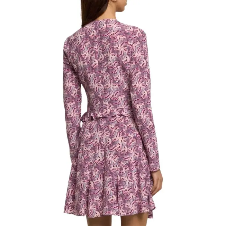 ISABEL MARANT V-Neck Sleeved Midi Dress-4