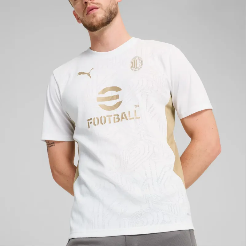 PUMA x AC Milan Football FW24 Soccer Jersey Men's White/Gold-2