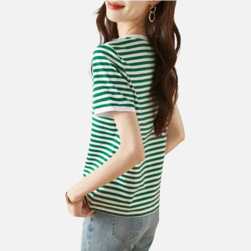 Mo Han Yi Mei T Shirt Women's Green