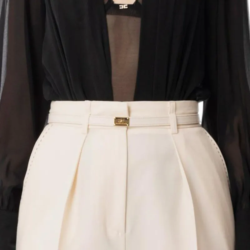 Elisabetta Franchi Wool Trousers-4