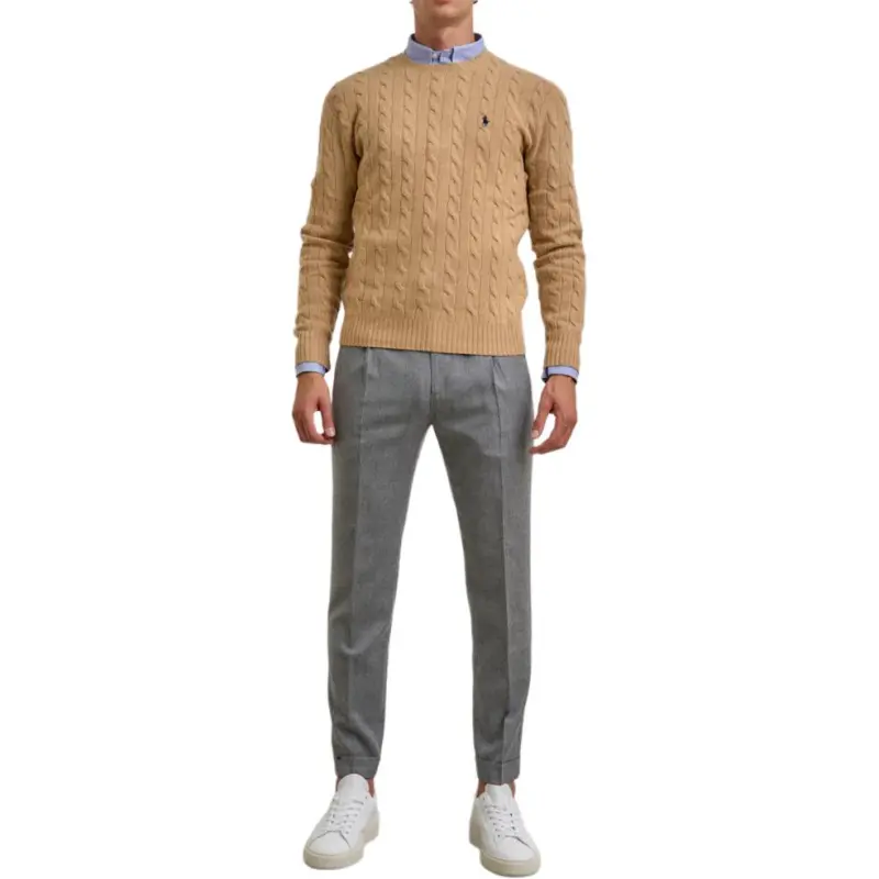 Polo Ralph Lauren Pony Embroidered Cable Knit Jumper-3