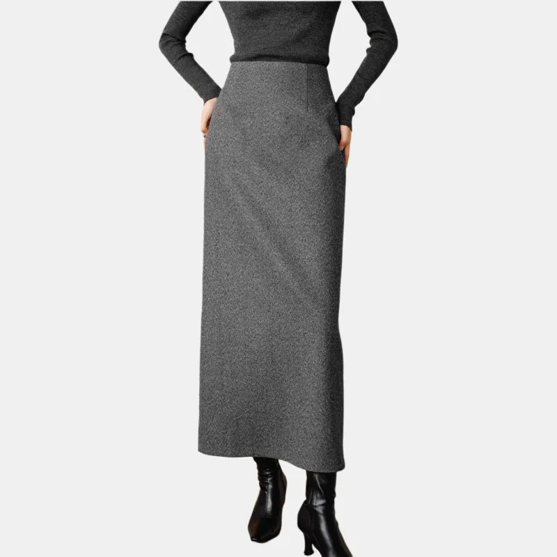 Late White Skirt Women's Heather Gray-5