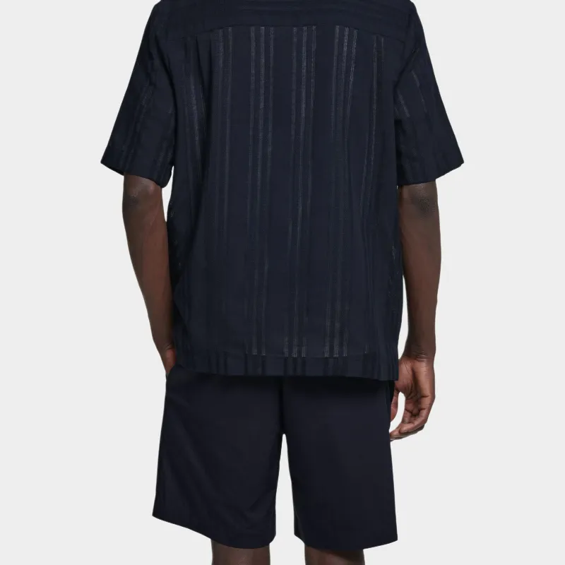 COS Casual Shorts Men's Navy Blue-3