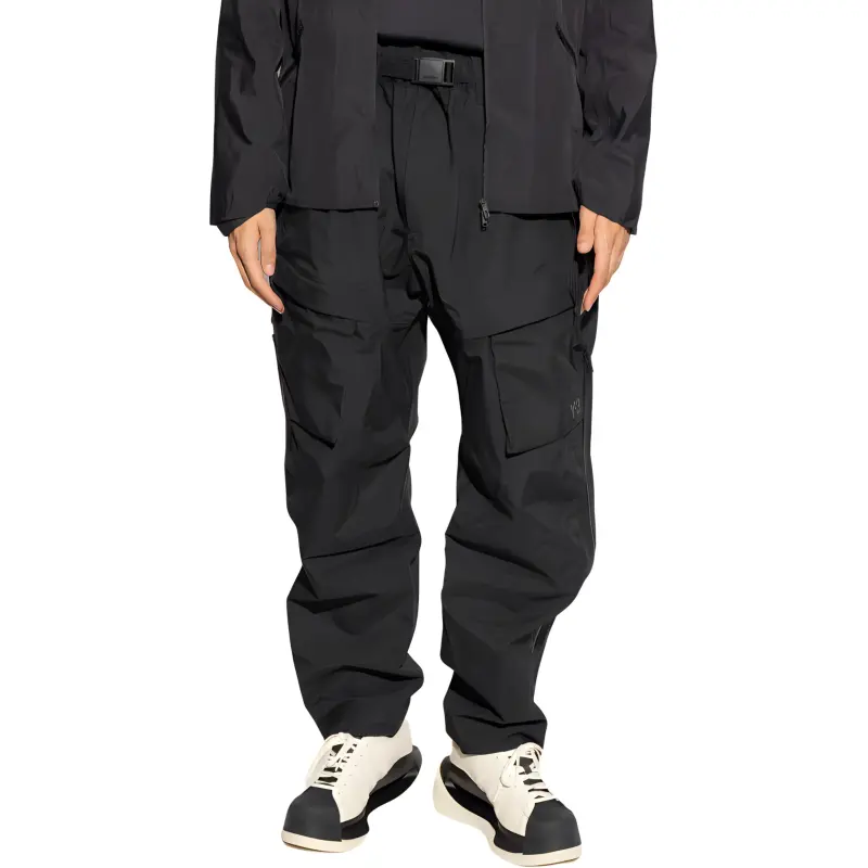 Y 3 Free Shipping With AdiClub Y 3 Gore Tex Hardshell Cargo Pants-3