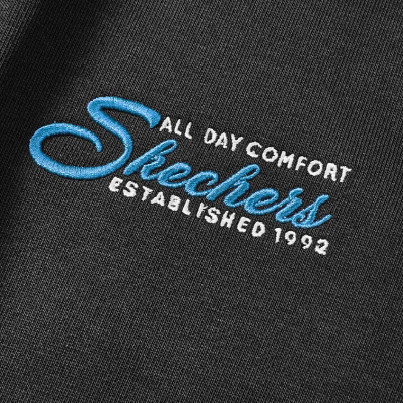 Skechers Classic Casual Series Sweatshirt Men's Carbon Black-2