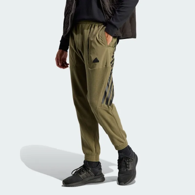 Adidas Knitted Sweatpants Men Olive Green-3