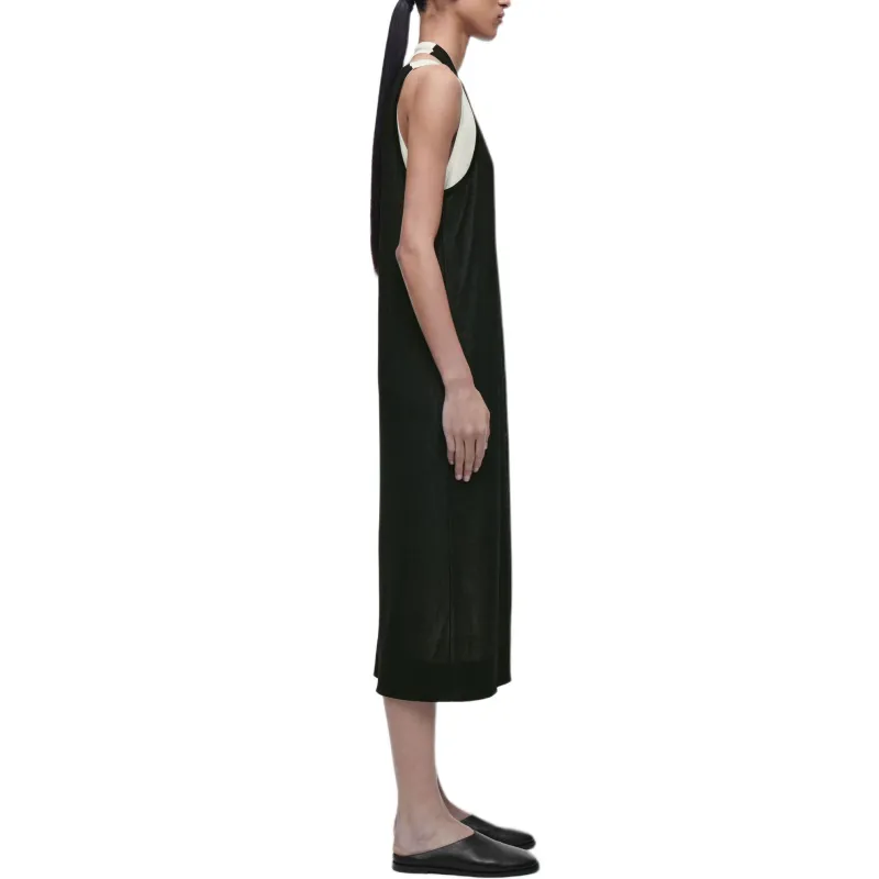 COS Sleeveless Dress Women's Black/White-0