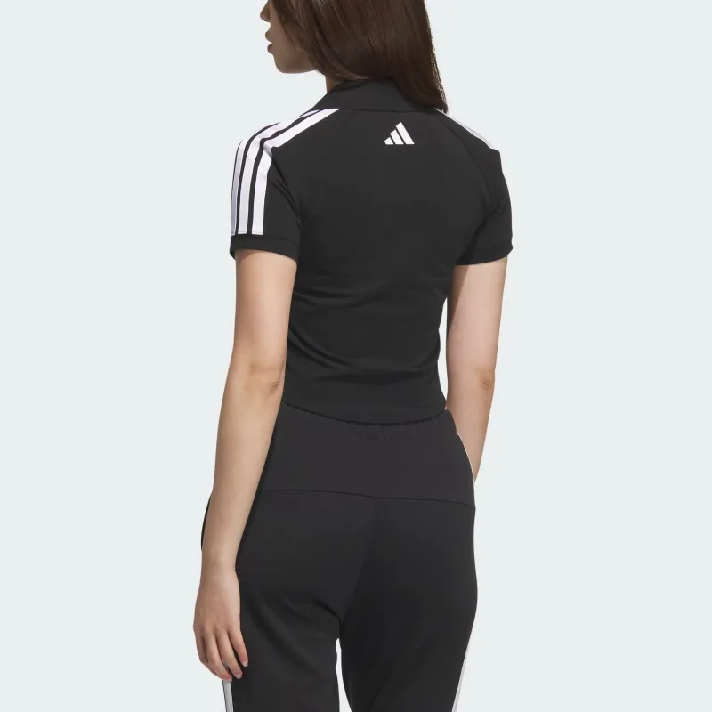 Adidas Dance SS25 Polo Shirt Women's Black-1