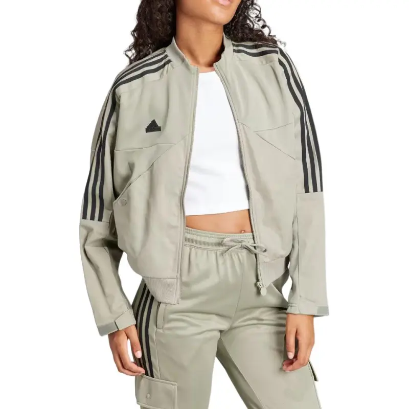 Adidas Clothing Jackets & Coats Japan Version Women's Pebble Gray-1