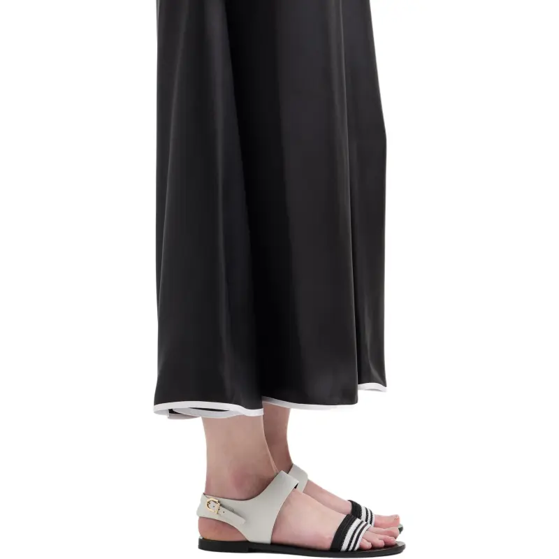 GIORGIO ARMANI Wide leg Silk Trousers-4