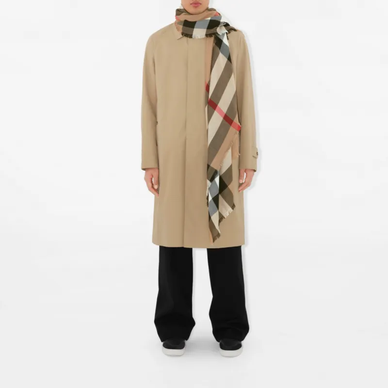 Burberry Striped Intarsia Fringed Scarf-4