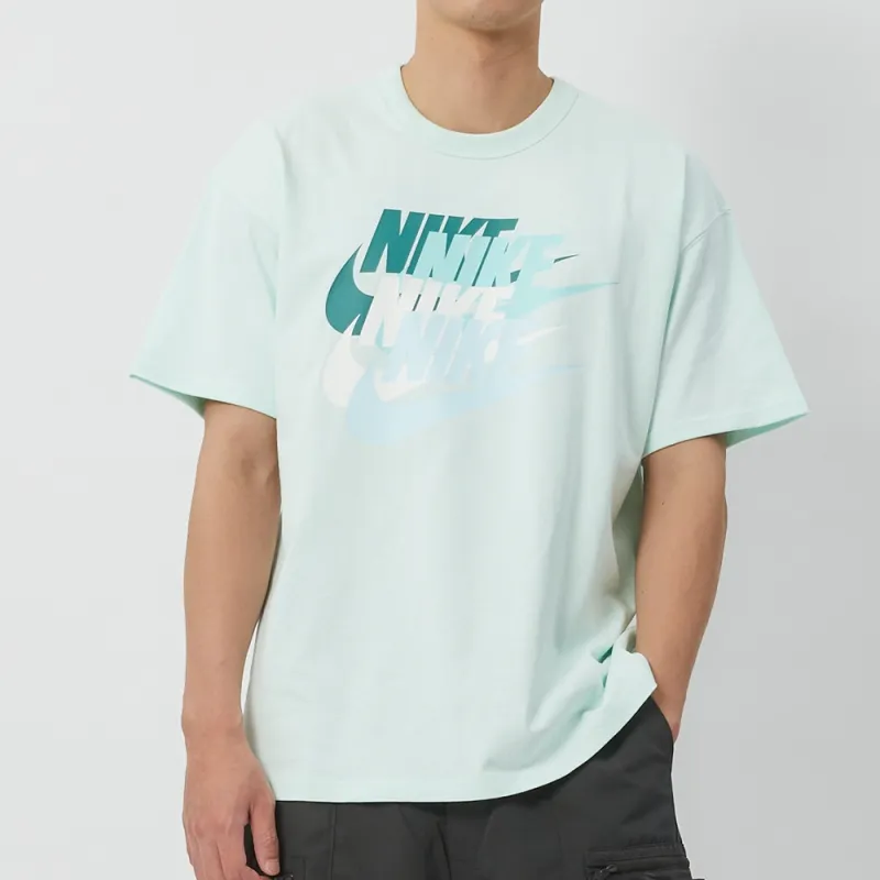 Nike T Shirts Men Light Green-2
