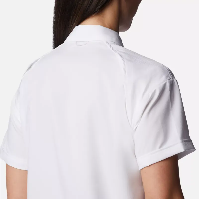 Columbia Silver Ridge Shirts Women's White-4