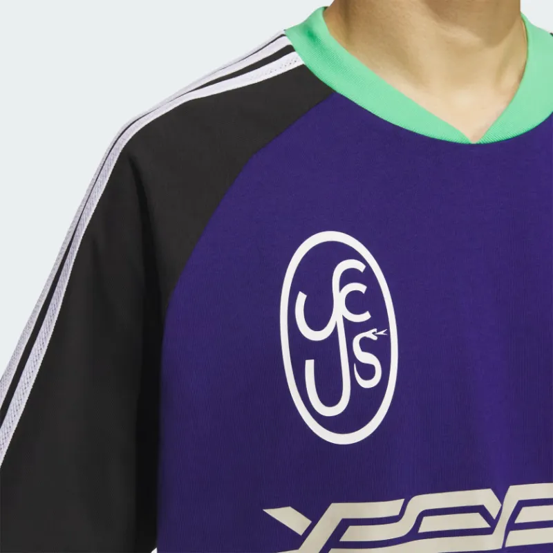 Adidas Originals x YESEYESEE FW24 BS TEAM TEE T Shirt Men's Traditional Indigo-5
