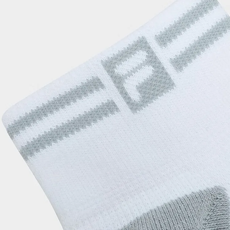 FILA Fitness Series Ankle Socks Men's 1 Pack White-3