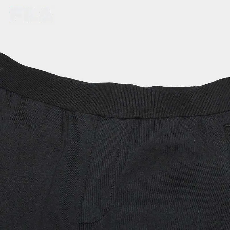 FILA ORIGINALE Knitted Sports Pants Men's Jet Black-3