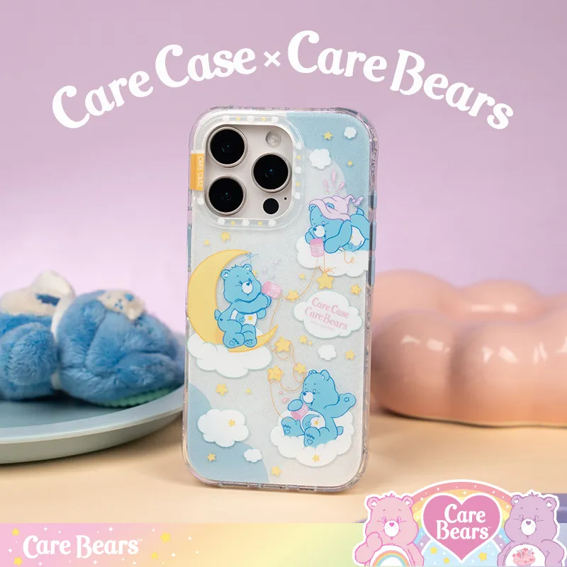 CARECASE TPU Material Care Bears Collaboration Sky Collection Phone Case Compatible With Apple 16 15 14 Pro Max-7