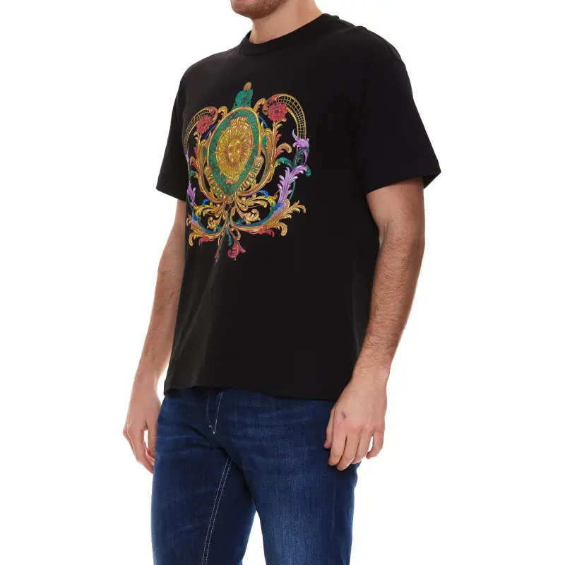 VERSACE JEANS COUTURE T Shirts Men Black-2