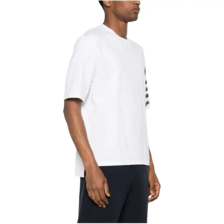 THOM BROWNE Snake Embroidered Crewneck T Shirt-5