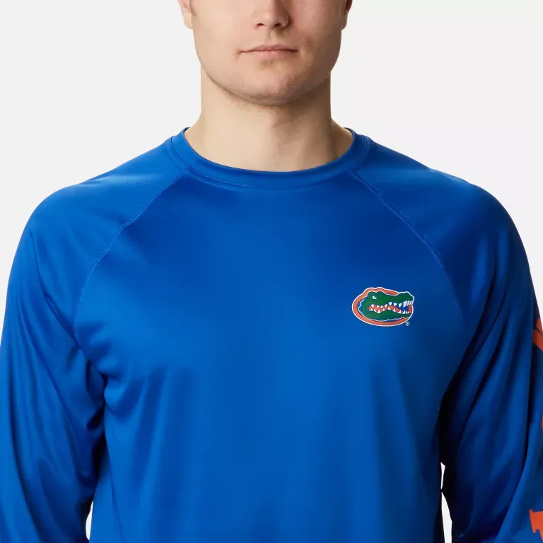 Columbia PFG Tamiami T Shirt Men's Blue-3