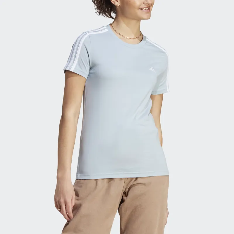 Adidas Free Shipping With AdiClub Essentials Slim 3 Stripes Tee-1