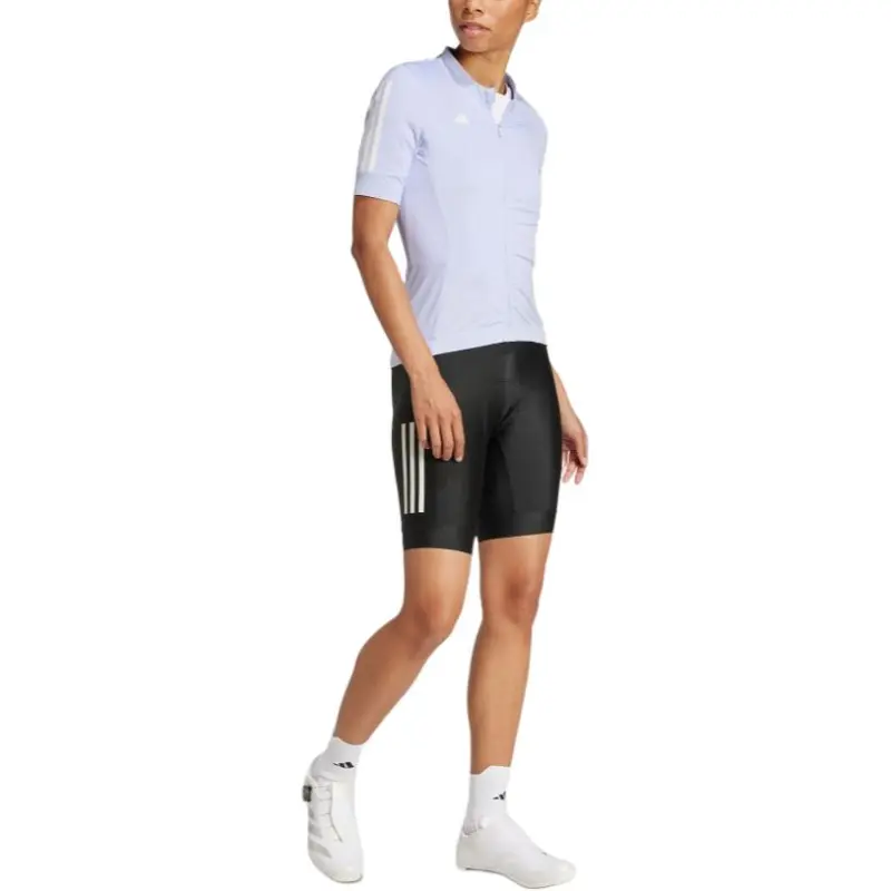 Adidas Women's Essentials 3 Stripes Padded Bib Shorts Black-2