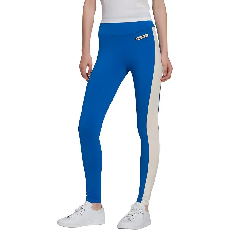 Adidas Retro Luxury Leggings Leggings Women's Blue-4