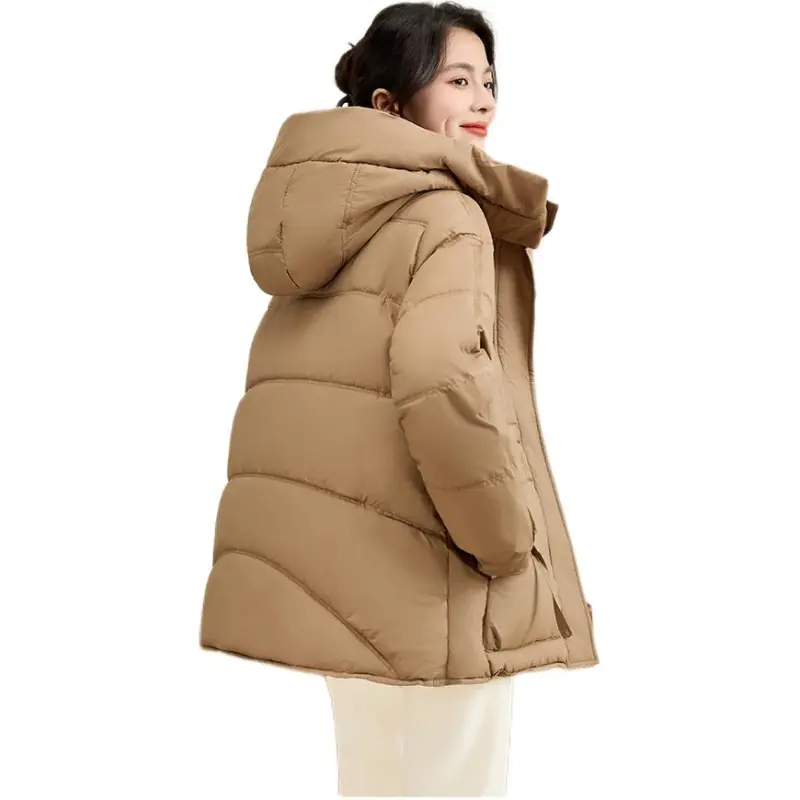 CARBAMMI Puffer Jacket Women's Khaki-4