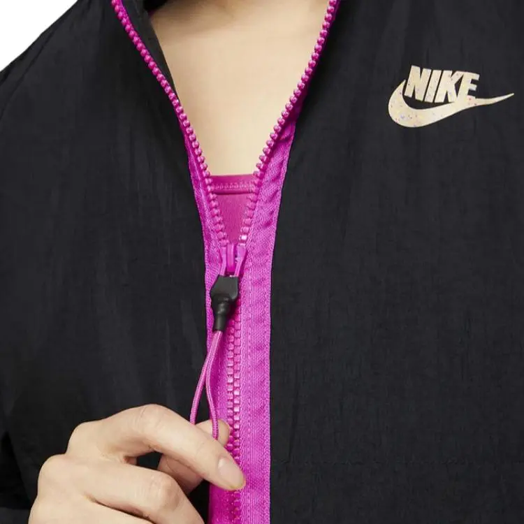 Nike Sportswear Jackets Women's Black/Black/Flame Pink-3