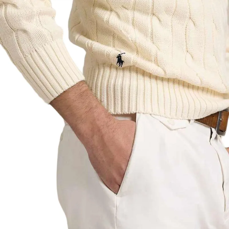 Polo Ralph Lauren SS25 Sweater Men's Cream-4