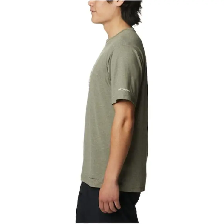 Columbia T Shirts Men Green-2