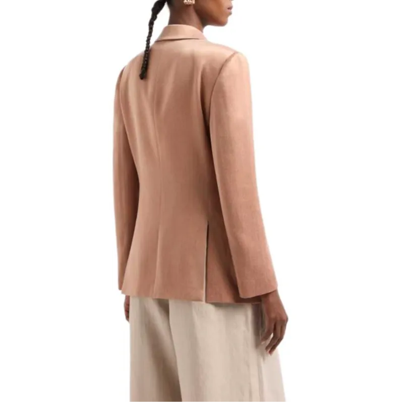 GIORGIO ARMANI Double breasted Jacket In Viscose And Cupro-1