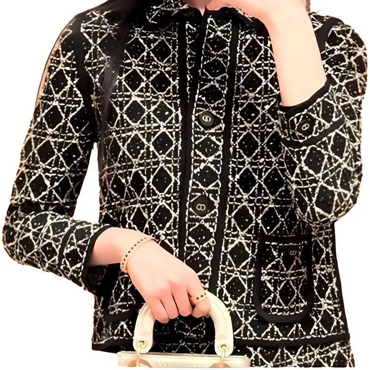 DIOR SS25 Jackets & Coats Women's Black Gold-3