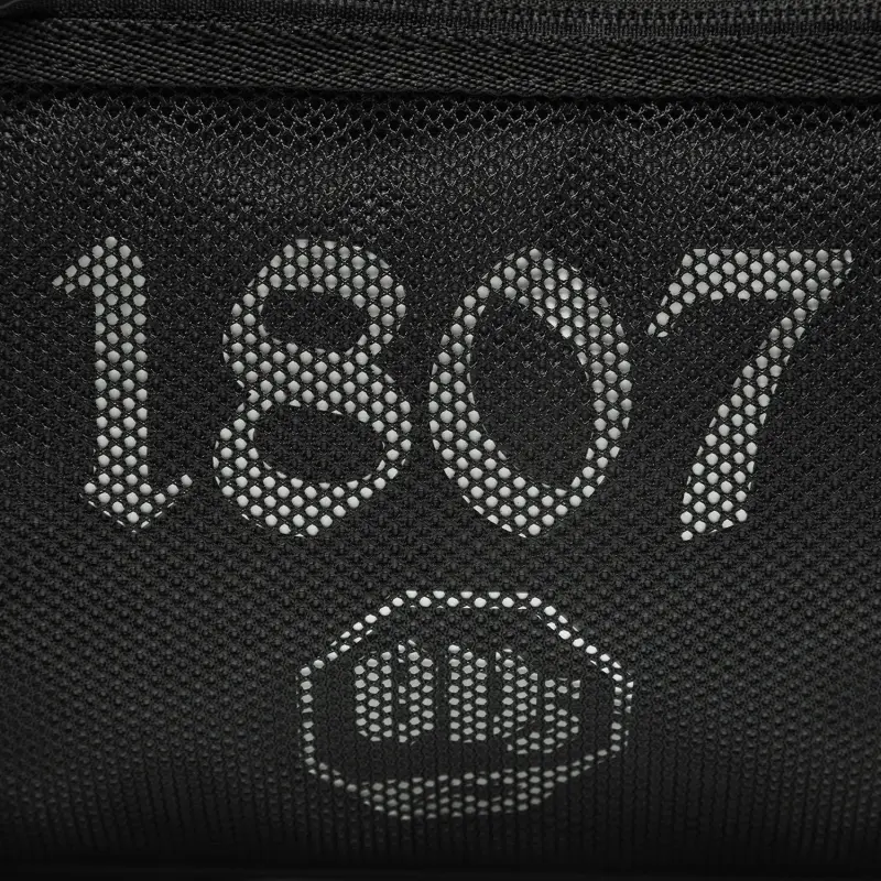 LiNing 1807 Collaboration Polyester Handbag Unisex Coal Smoke Gray-5