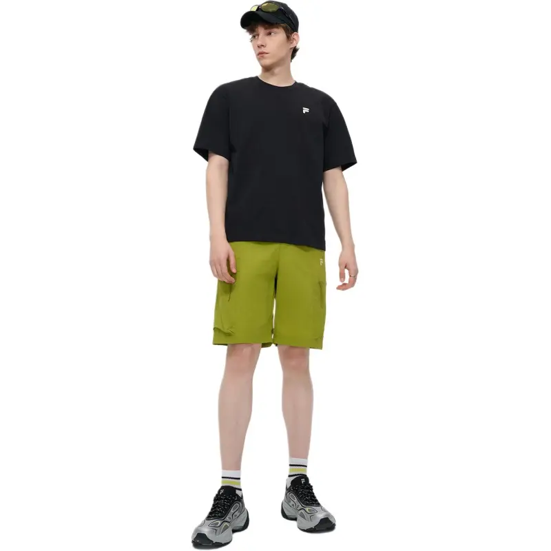 FILA FUSION SS25 Casual Shorts Men's Seaweed Ball Green GN-2