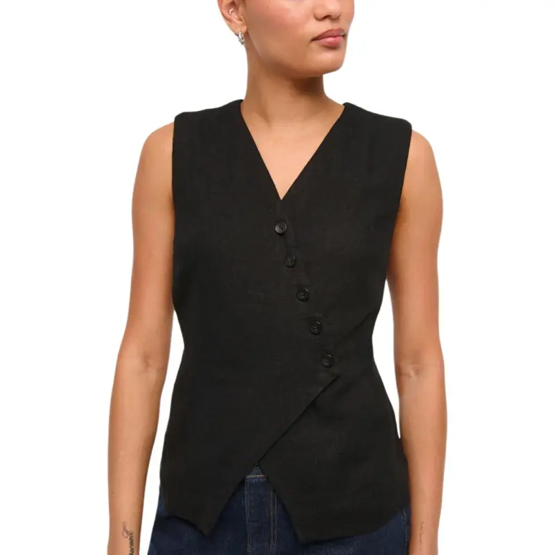 Abercrombie＆Fitch Tank Tops Women's Black-1