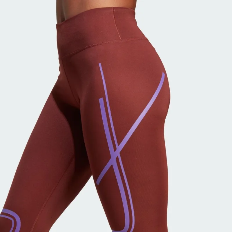 Stella Mccartney X Adidas X Stella McCartney Co titled Series Sports Pants Women's Dark Red-5