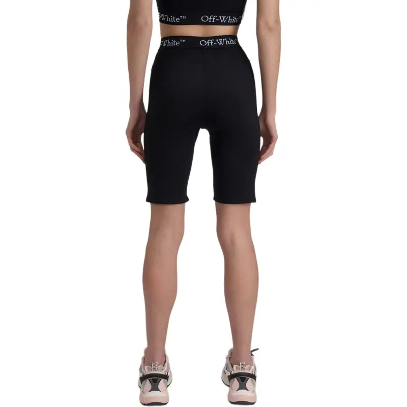 OFF WHITE Logo waistband Zip Shorts-3
