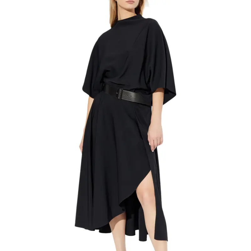 Alaia Short Sleeved Dress Women's Black-2