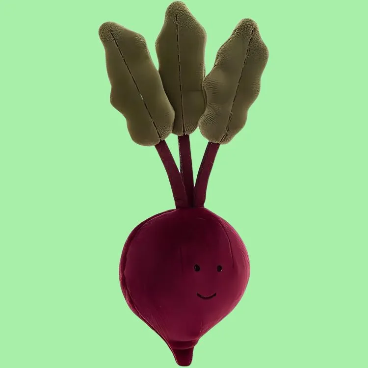 JELLYCAT Vivacious Vegetable Beetroot Plush Toy-4