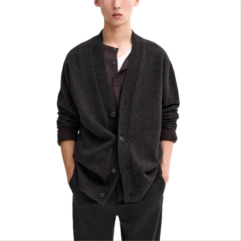 Massimo Dutti Sweater Men's Gray-2
