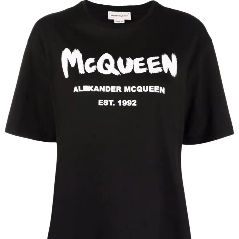 Alexander McQueen SS22 T Shirt Women's Black-5