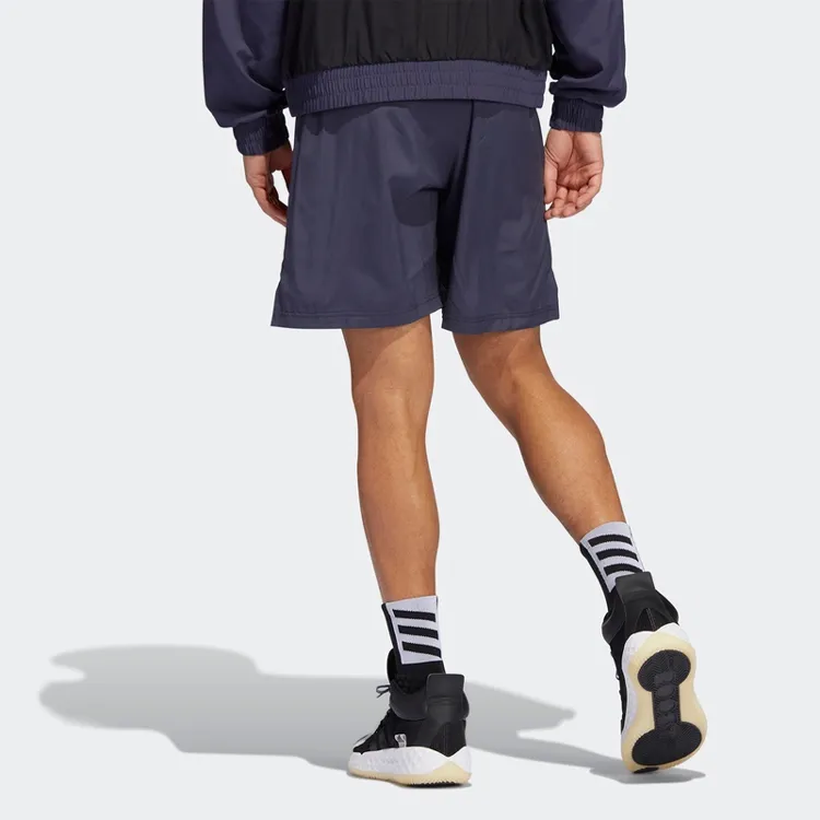Adidas Casual Shorts Men Dark Gray Navy Blue-3